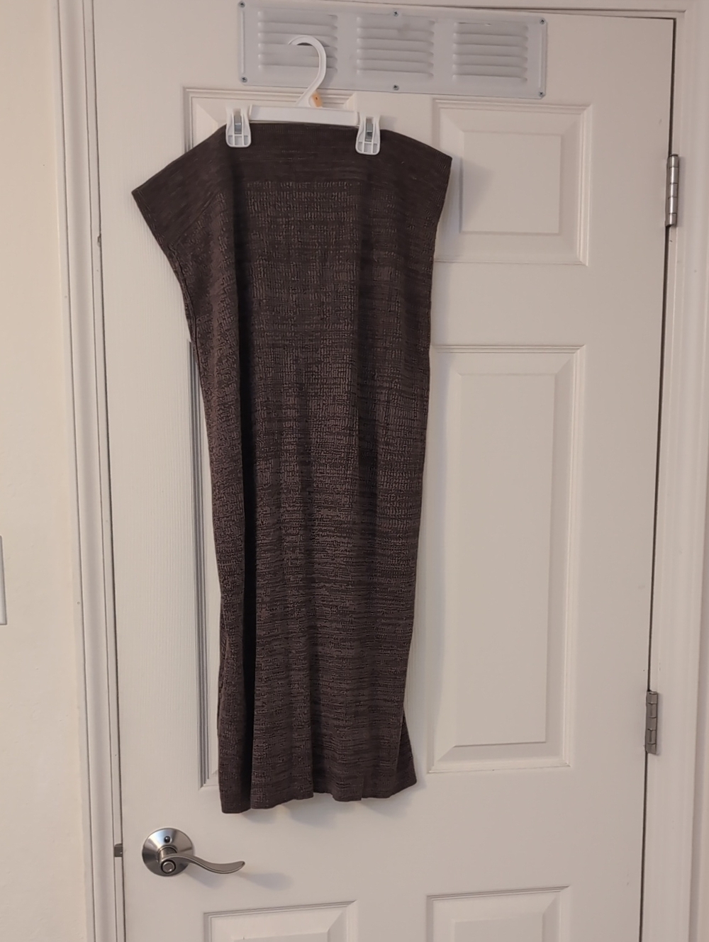 Free People Sleeveless Knit Midi Dress in Brown